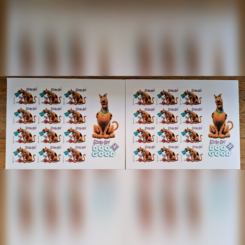Scooby Doo Good Dog Collectible 24 Forever Stamps